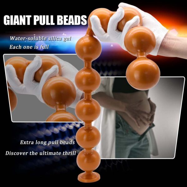 Coarse Silicone Beads (3